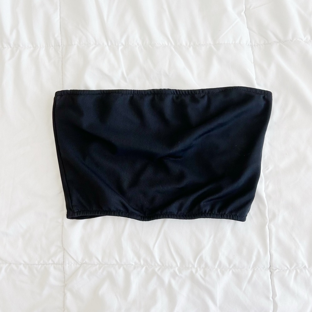 LIKE NEW! BLACK MESH TUBE TOP!